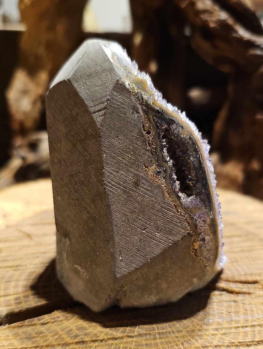 Natural Amethyst Cutbase Display - Picture 9 of 13